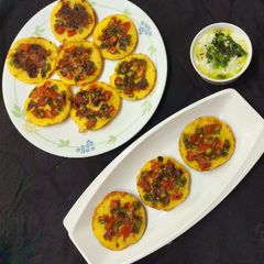 A picture of Corn Mini Uttapam.