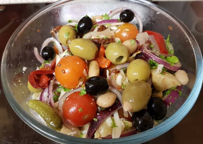 How to Prepare Favorite Meditteranean Bean Salad 💚