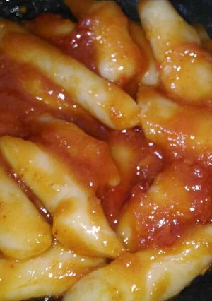 Foto resep Tteokbokki simplenya pake banget 😁