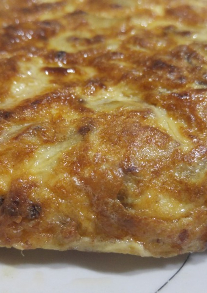 Una foto de Tortilla patata y calabaza