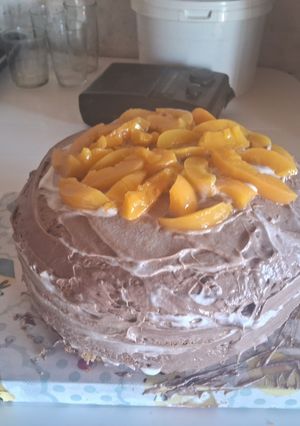 Una foto de Torta marmolada con triple relleno sorpresa
