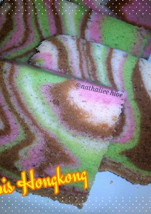 Foto resep Lapis Hongkong, versi santan