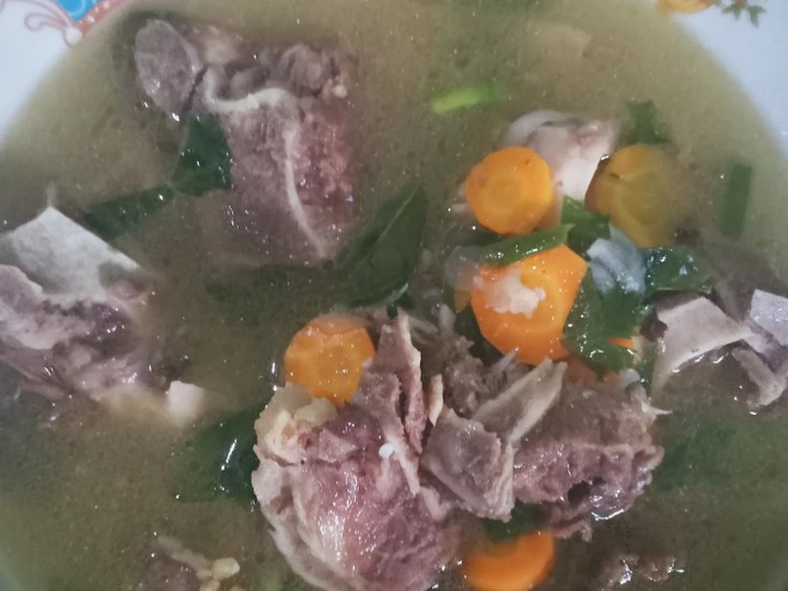 Cara Mudah Membuat Resep Sup tulang sapi simple yang Bikin Ngiler Anti Ribet, Menggugah Selera