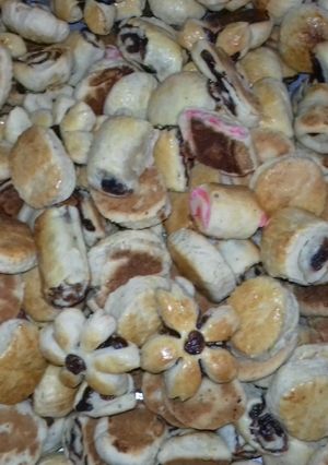 صورة لوصفة كليچة العيد بـالسمنة النباتيه بياض وهشاشه مو طبيعية
