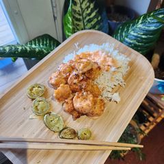 A picture of Bang Bang Shrimp.