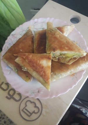 عکسی از دستور سمبوسه فست فودی متفاوت😊