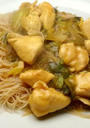 A picture of Chinese Lemon Chicken.