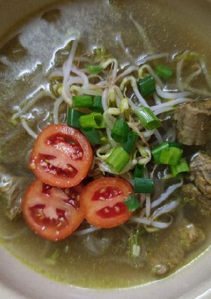 Foto resep Soto Mie Lethek dengan konsep NDF (Menu keluarga & MPASI)
