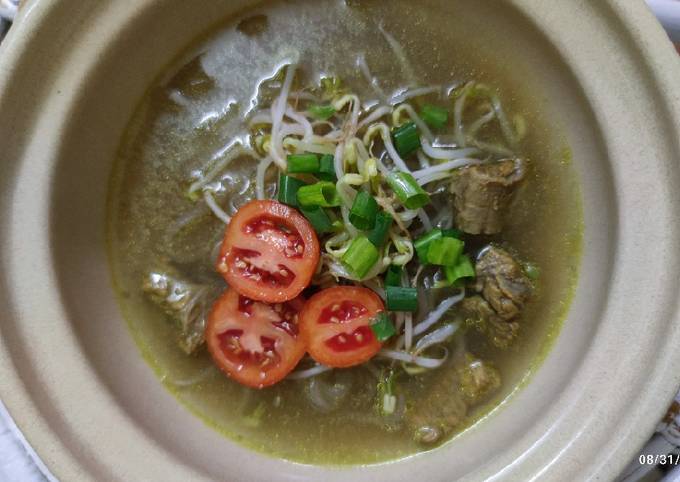 Cara bikin Soto Mie Lethek dengan konsep NDF (Menu keluarga & MPASI) Cara bikin Soto Mie Lethek dengan konsep NDF (Menu keluarga & MPASI)