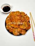 Frittelle di pasta di soia e di peperoncino (Gyeongi-Do)장떡 -Jangtteok