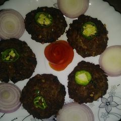 A picture of Beef kabab.