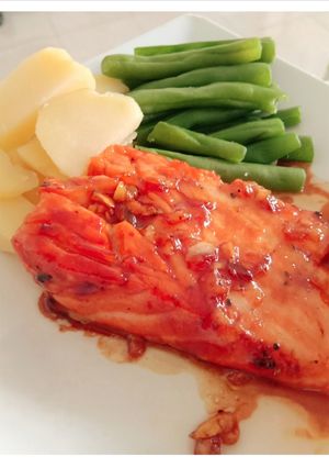 Foto resep Salmon lemon madu