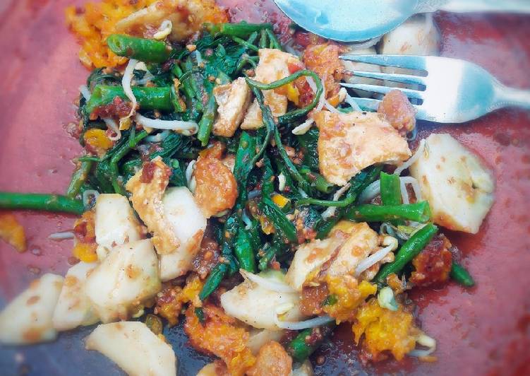 Cara Membuat Rujak Petis surabaya, Enak Banget
