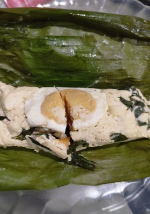 Foto resep Pepes tahu kemangi telur asin