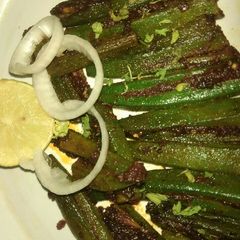 A picture of Bharwan Bhindi Saak.