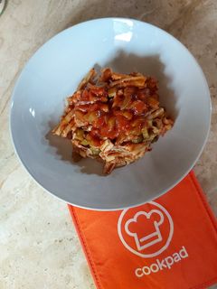 Foto di Pasta con le zucchine e melanzane fritte gratinata in forno