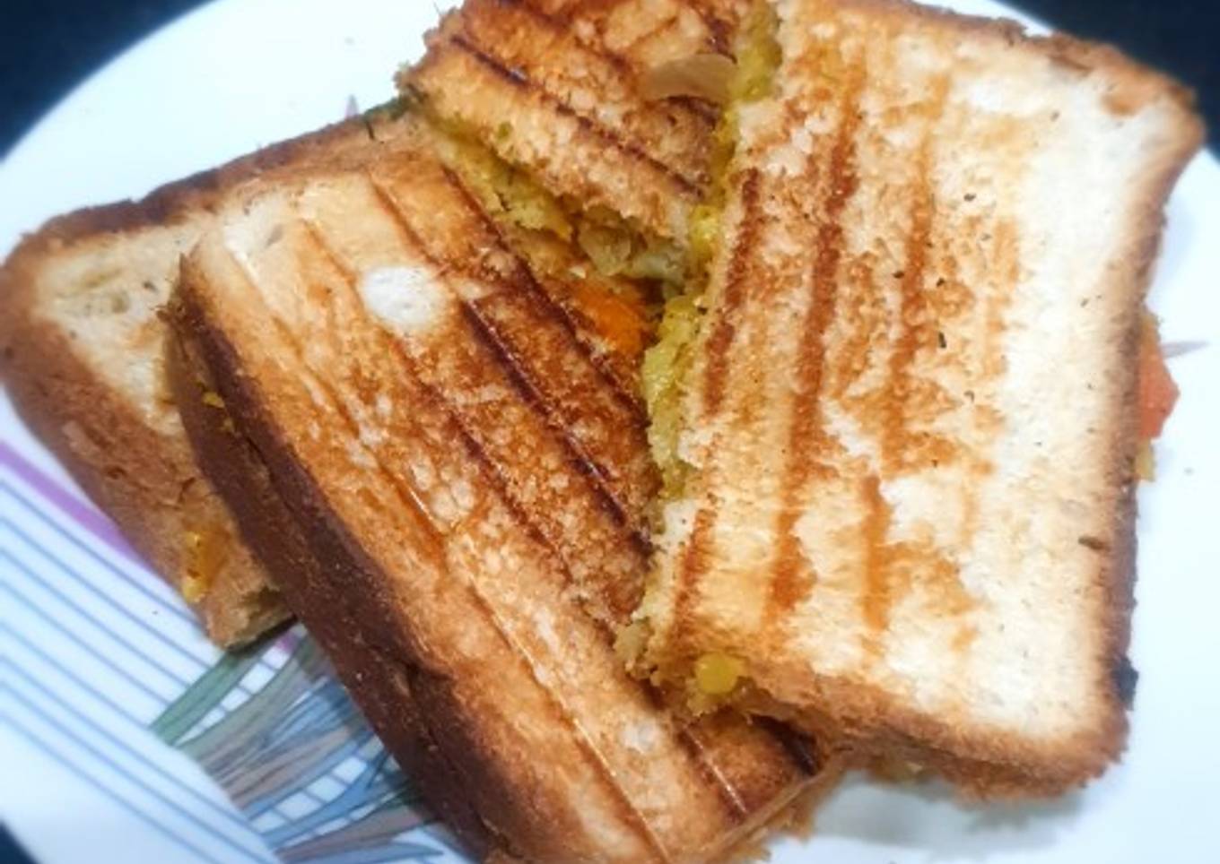 Grilled potato Sandwich