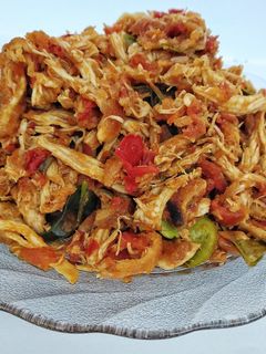 Foto resep Ayam Suwir Bumbu Plecing
