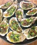 Hàu nướng mỡ hành