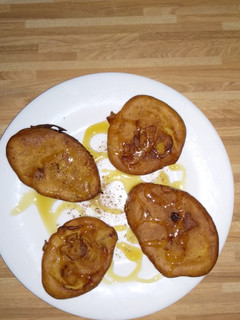 Una foto de 🍘Torrijas de harina con plátano canario🍌
