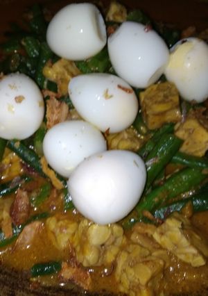 Foto resep Gulai kacang panjang