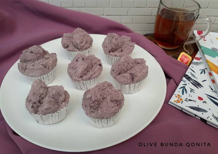 Resep Bolu kukus mekar ubi ungu, Sempurna