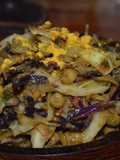 Repollo y Guisantes Salteado
