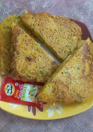 A picture of Besan bread.