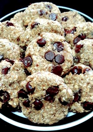 รูปของ คุกกี้กล้วยหอมข้าวโอ๊ต (ส่วนผสม 3 อย่าง) Banana Oatmeat Cookies