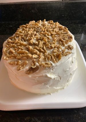 Una foto de Torta de discos de merengue