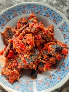 Foto resep Sambalado ikan belut pedas manis