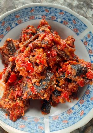 Foto resep Sambalado ikan belut pedas manis