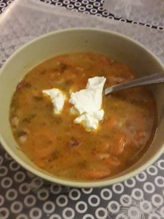 Fejtett bableves recept fotója