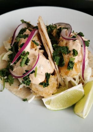 A picture of Fish Tacos.