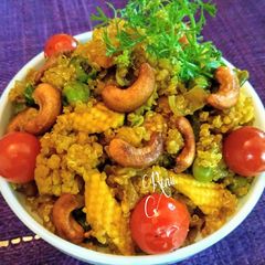 A picture of Quinoa Dum Biryani.