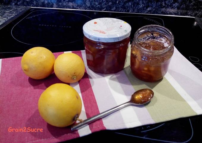 Marmelade de citrons : Recette de Marmelade de citrons