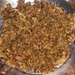 A picture of Egg tadka.