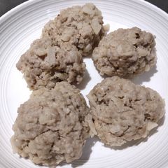 A picture of Steam Water Chestnut and Pork.