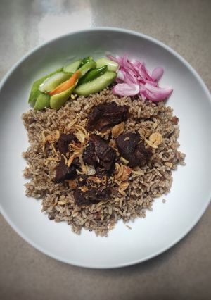 Foto resep Nasi Kebuli Sapi (Metode Rice Cooker)
