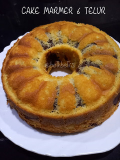 Foto resep Cake Marmer 6 Telur