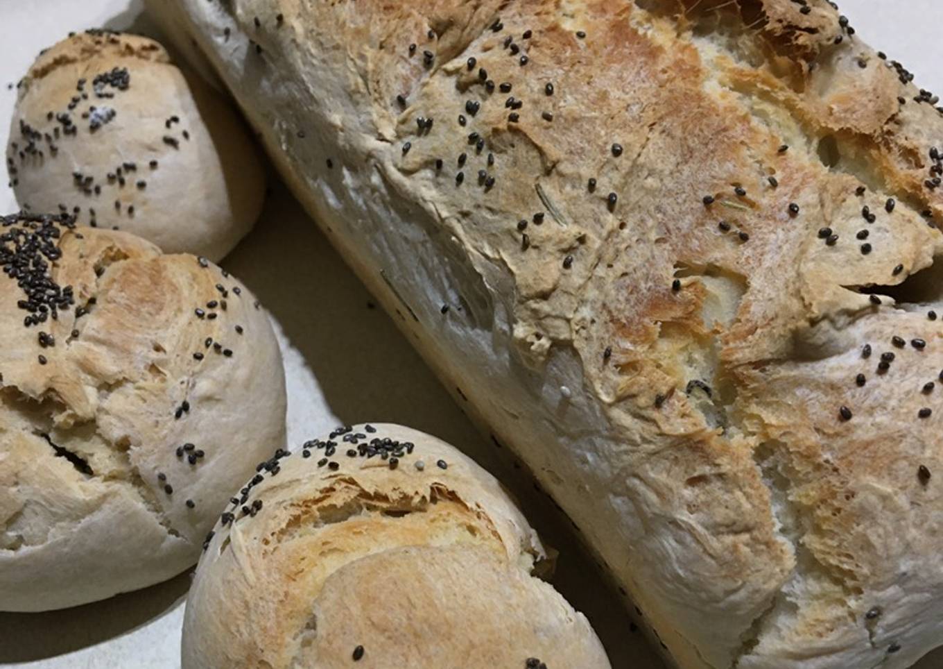 PAN CASERO con 4 ingredientes 🍞