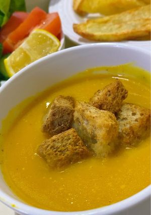 صورة لوصفة شوربة القرع🍜