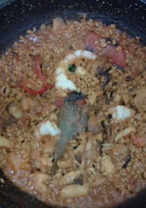 Una foto de Arroz meloso con chopos
