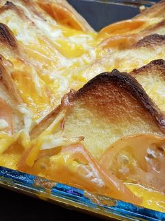 Una foto de Gratén de Queso y Tomate