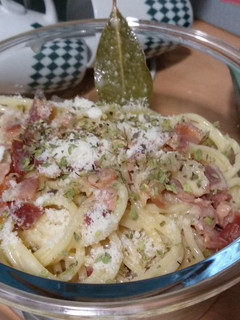 Una foto de Spaghetti Carbonara