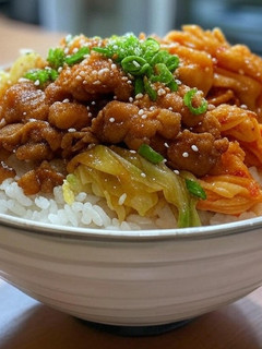 A picture of Korean Stir-Fried Pork.