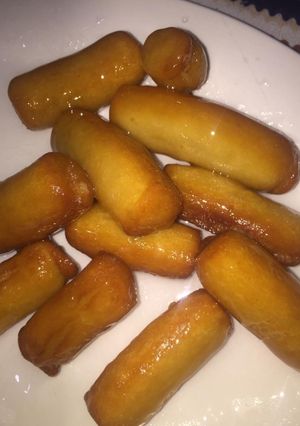 صورة لوصفة طريقة عمل الداطلي  بلح الشام بدون فورمه 😍