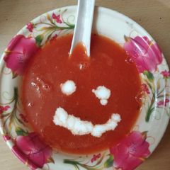 A picture of Tomato soup.