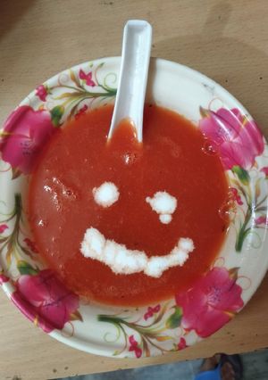 A picture of Tomato soup.