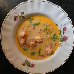 A picture of Fish stew.